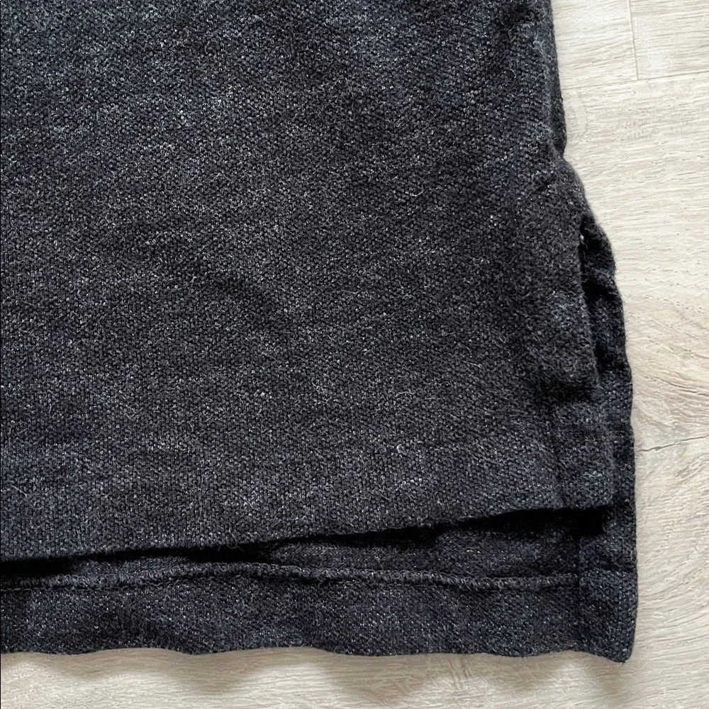 Polo Ralph Lauren Polo Shirt Mens XL Dark Gray Black Long Sleeve Top Pony Preppy